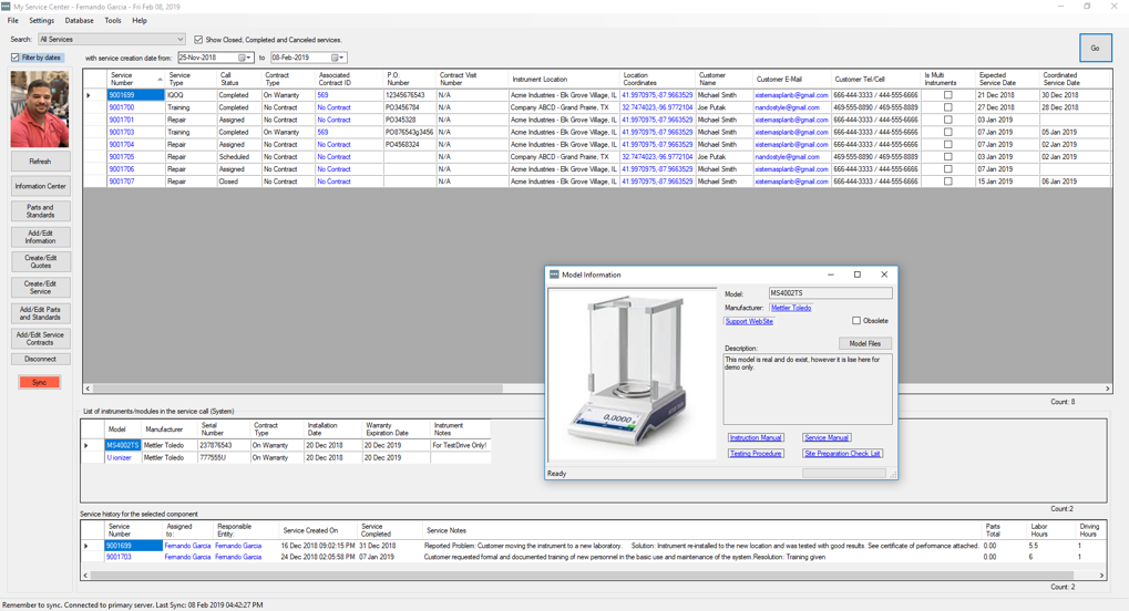 Service List Management